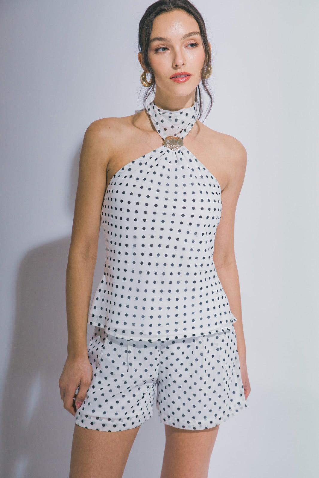 Ivory Riviera Halter Set