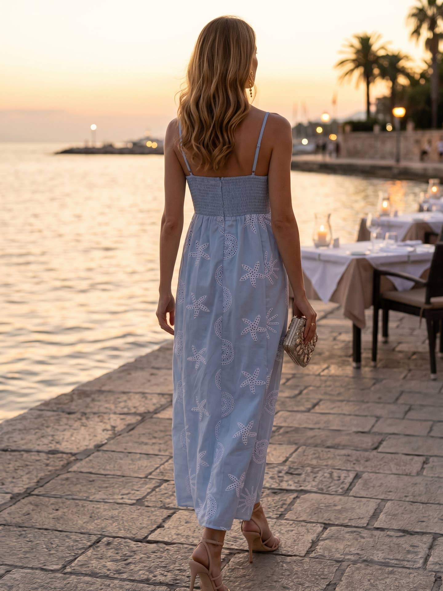 Mykonos Morning Maxi Dress