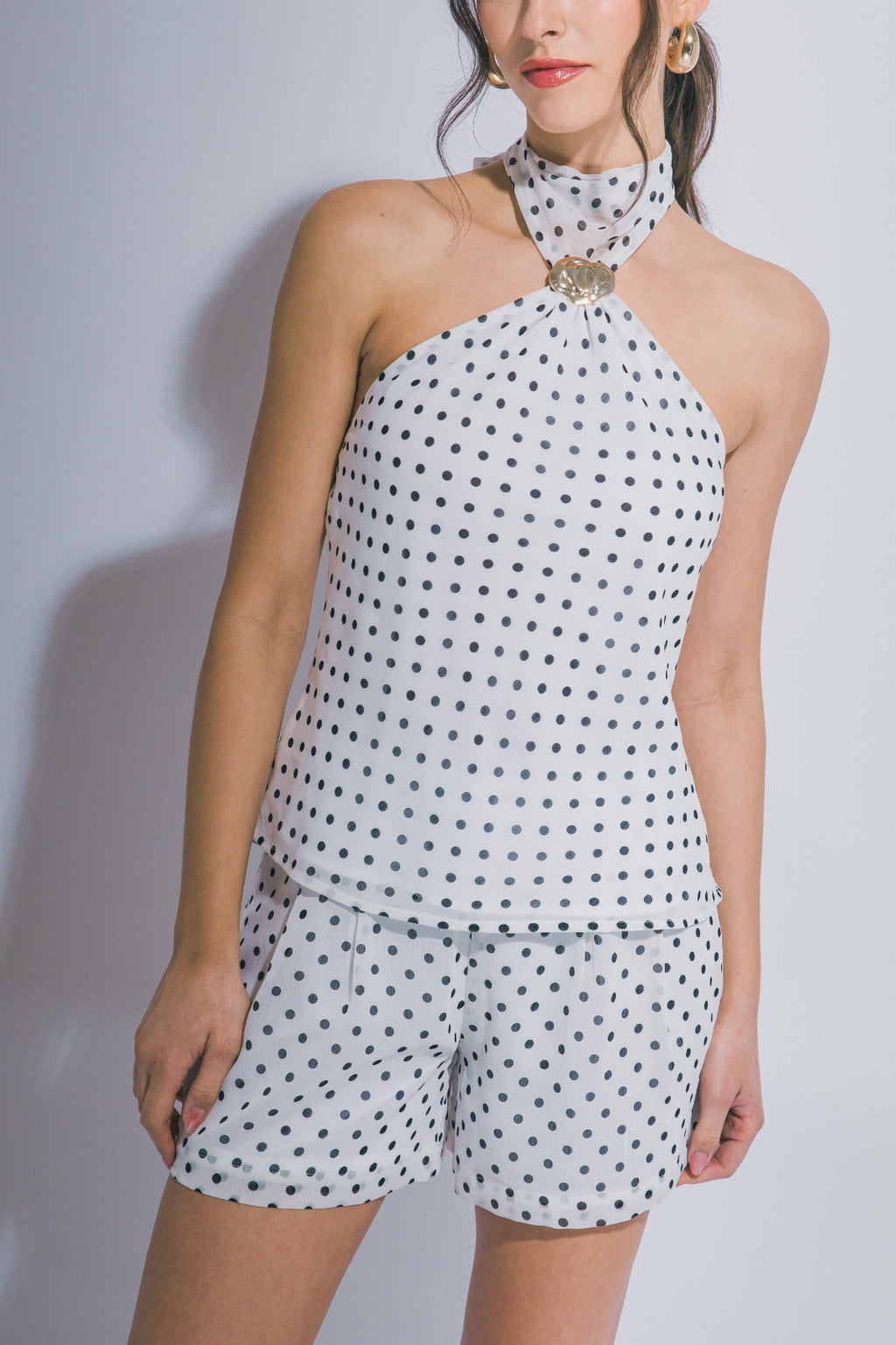 Ivory Riviera Halter Set