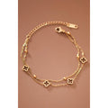 18K Gold Plated Waterproof Stainless Steel Chain Bracelet