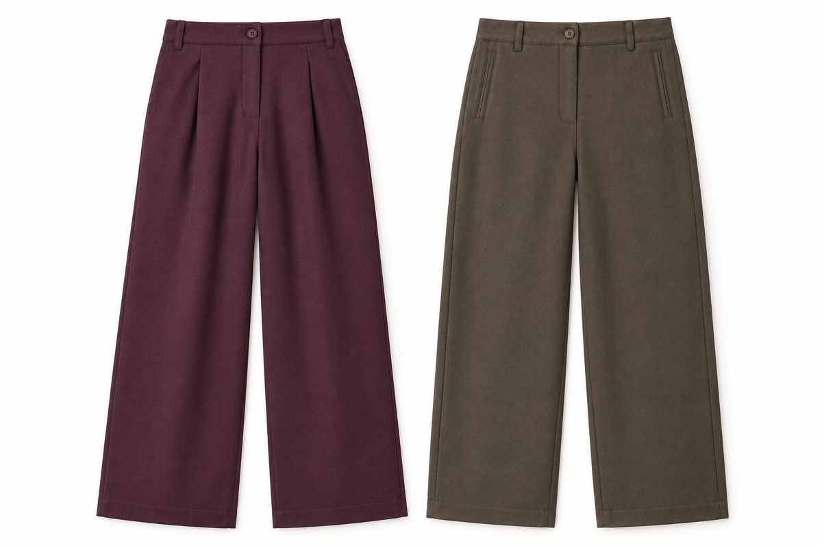 Wide-Leg Trousers