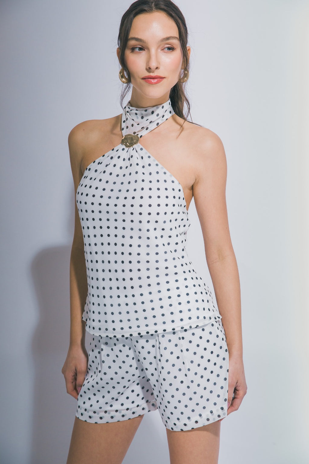 Ivory Riviera Halter Set