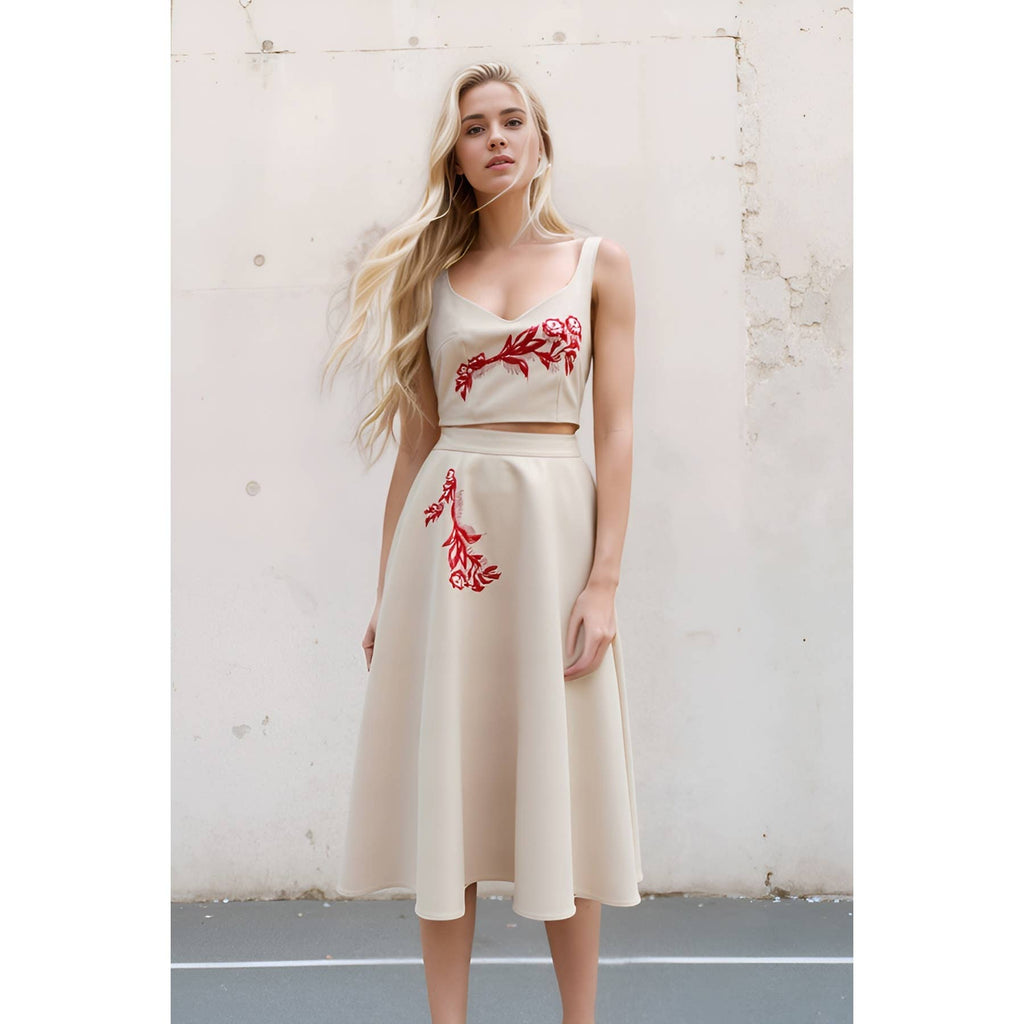 Riviera Bloom Skirt Set