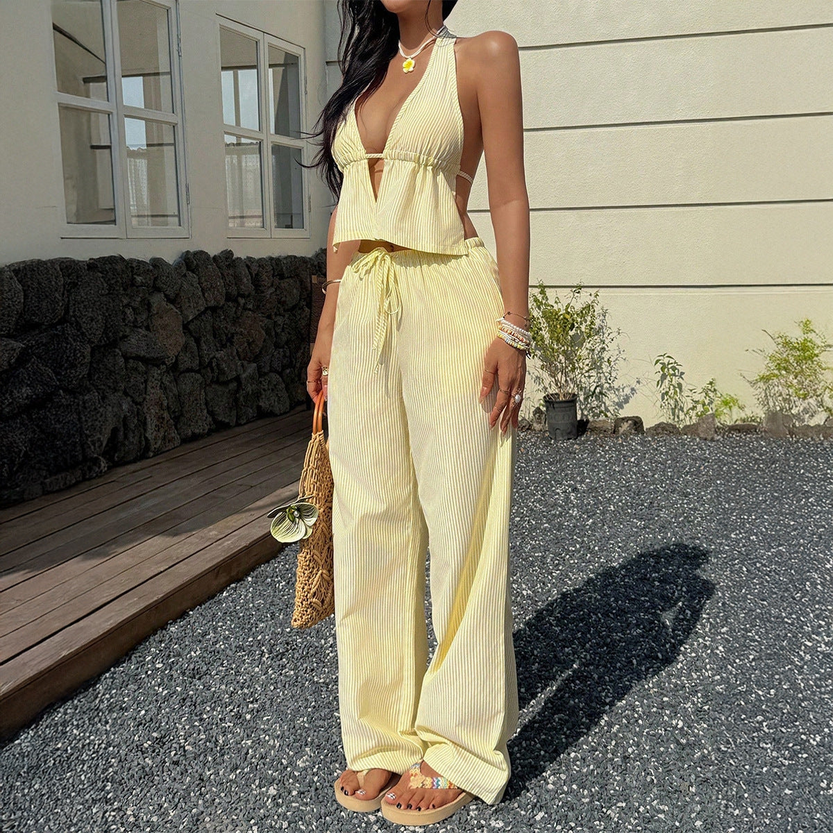 Lemon Coast Breeze Lounge Set