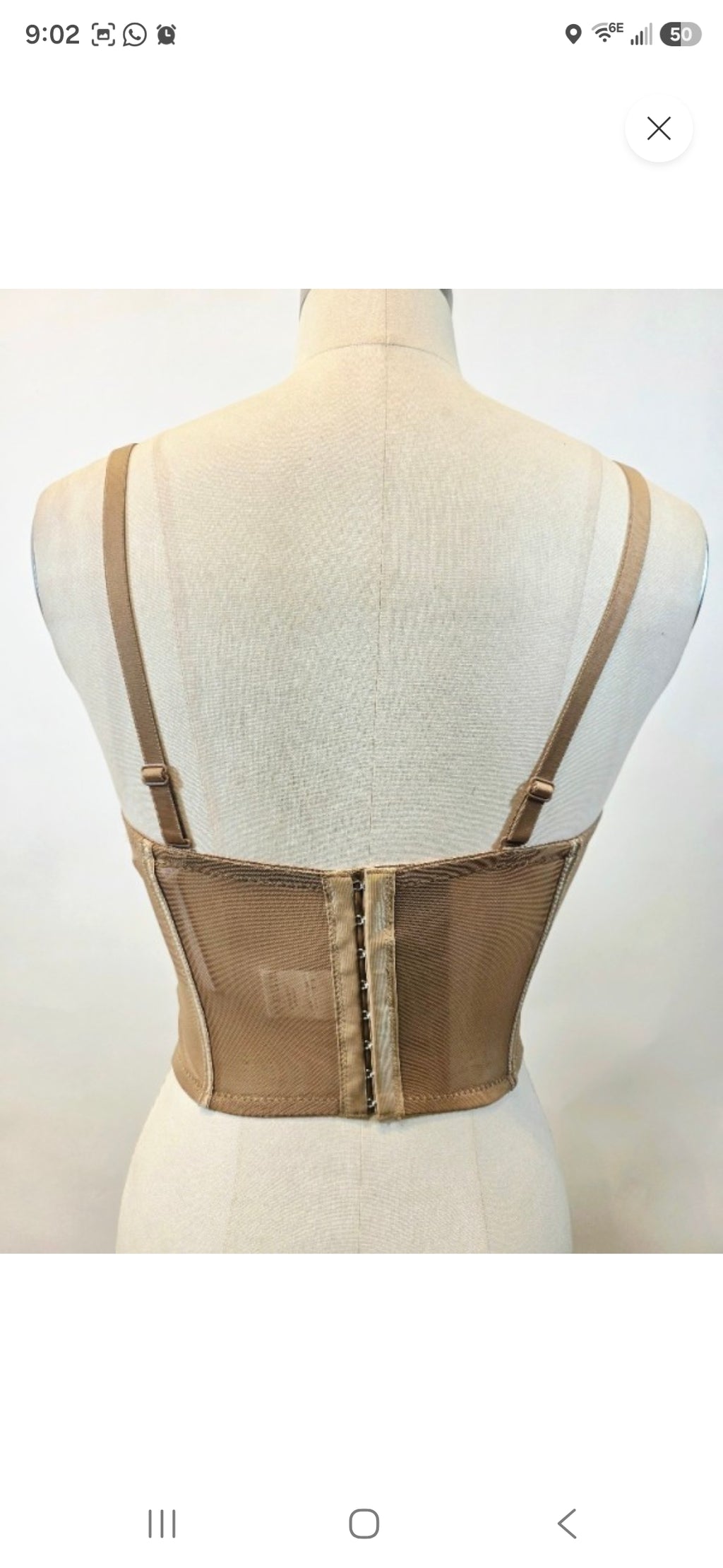 Embroidered Corset Top