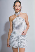 Ivory Riviera Halter Set