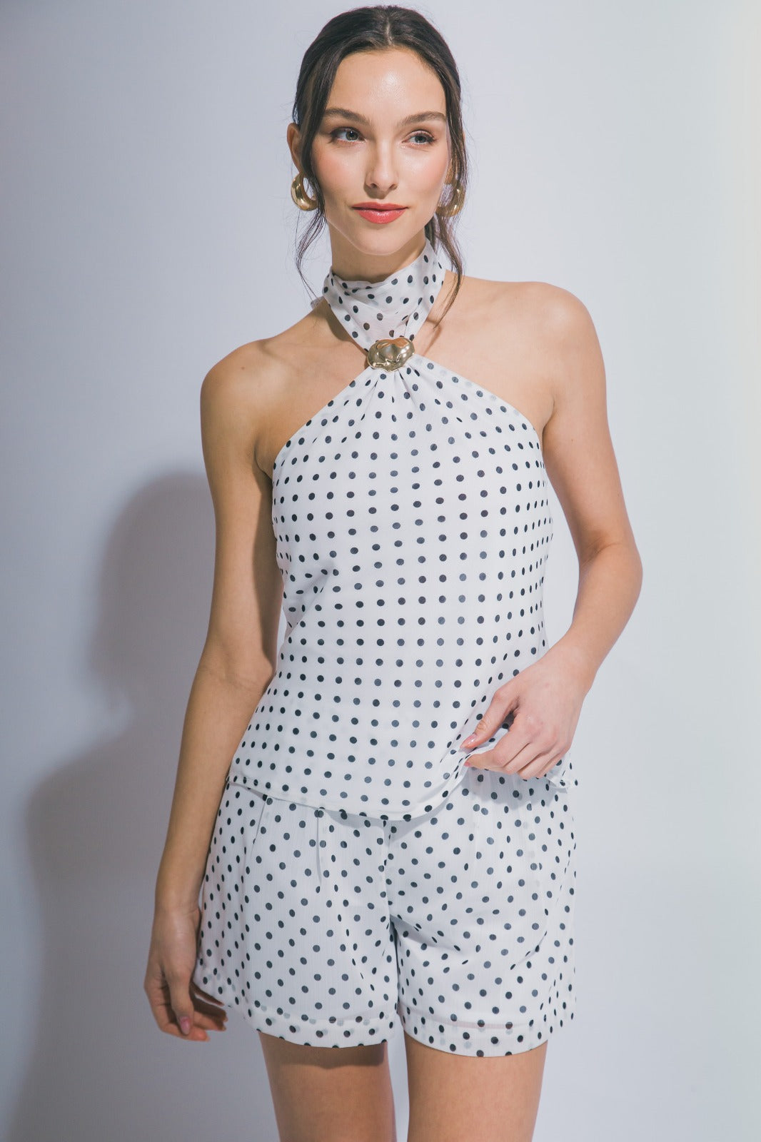 Ivory Riviera Halter Set