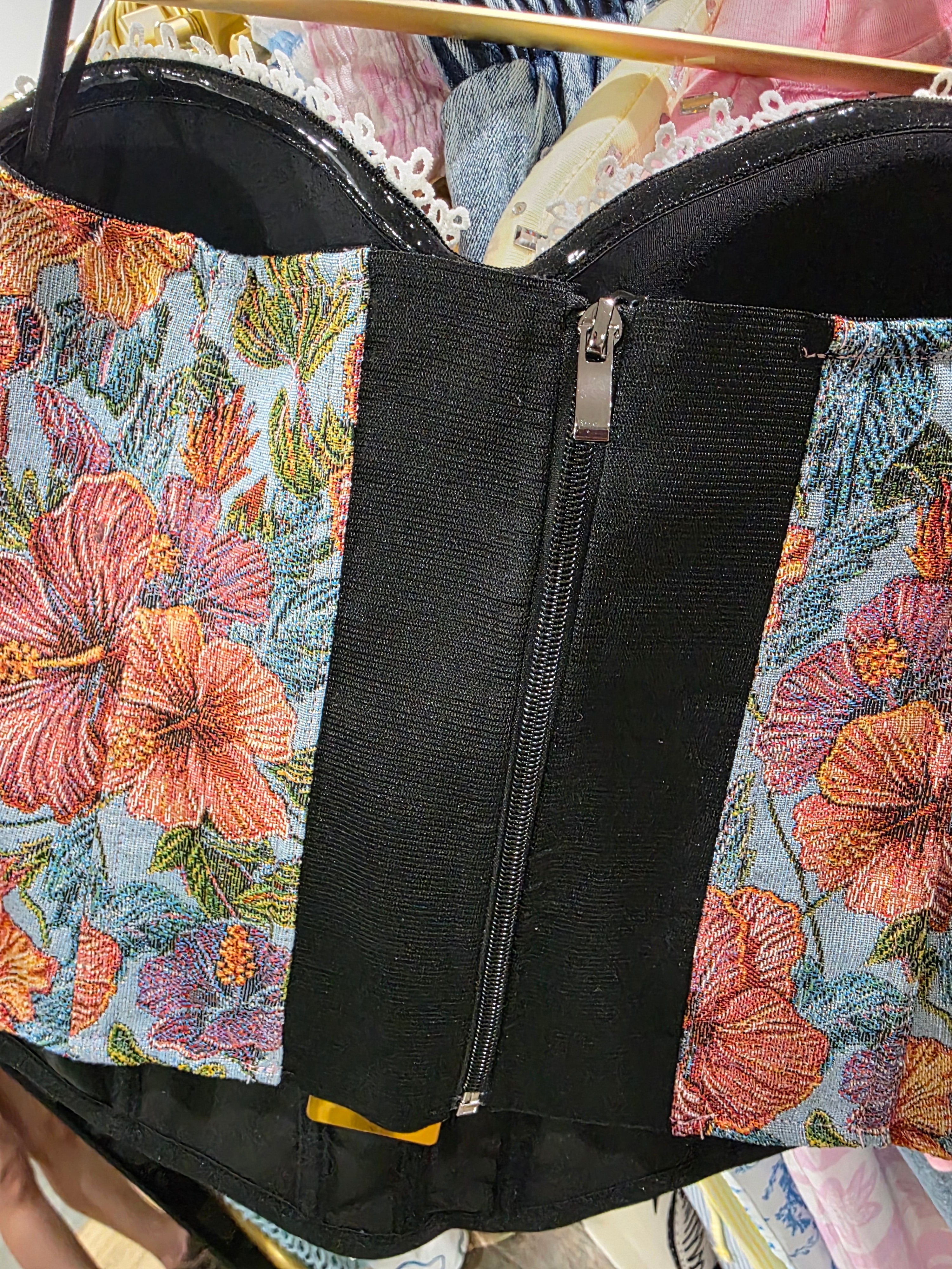 Island Bloom Corset Top