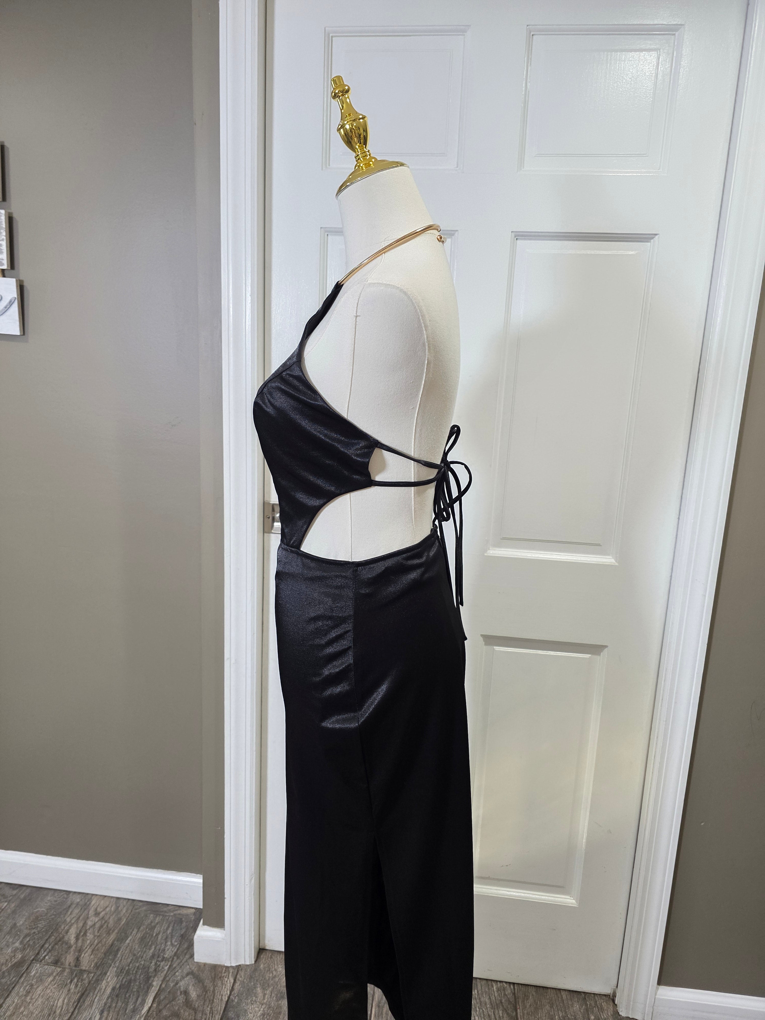 Luna Luxe Open-Back Dress