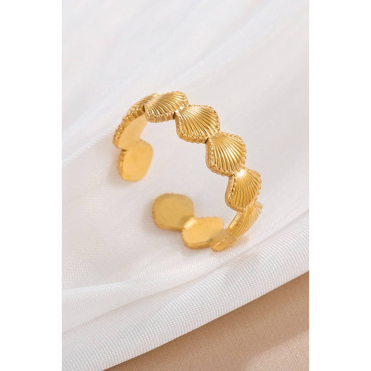 Seashell metal Ring