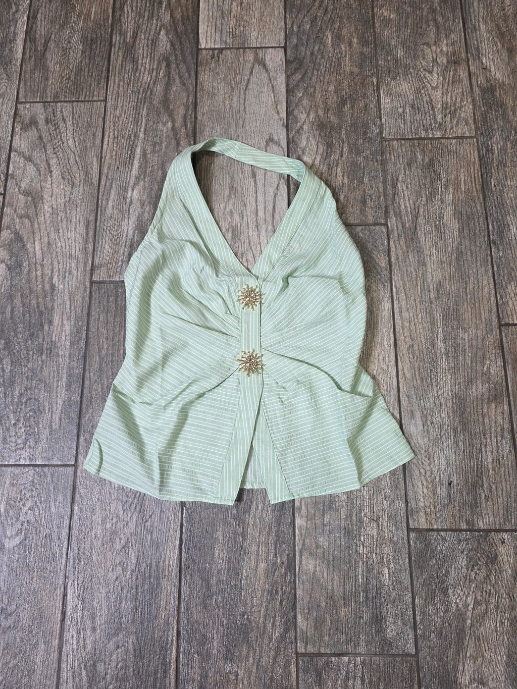 Sage Halter Top
